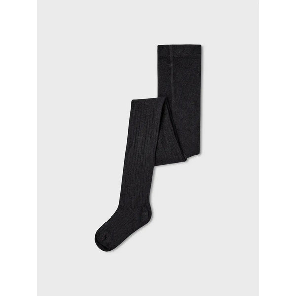 Name it stømpebukser GLITTER RIB NOOS - Black-Strømpebukser-Name it-Ollifant.dk