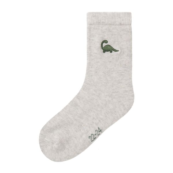 Name it Strømper BILLE - Light grey Melange-Strømper-Name it-Ollifant.dk
