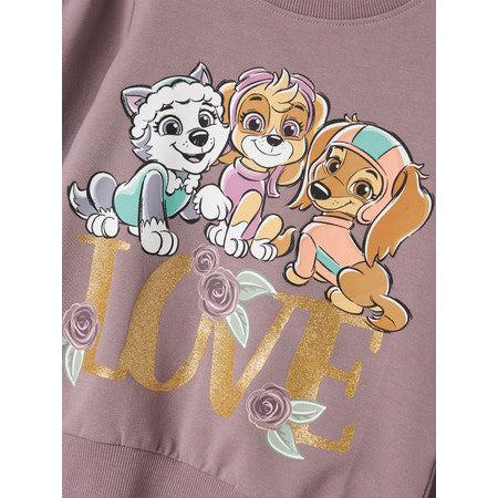 Name it Sweater MESSE PAW PATROL - Purple Dove-Sweater-Name it-Ollifant.dk