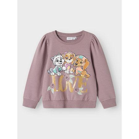 Name it Sweater MESSE PAW PATROL - Purple Dove-Sweater-Name it-Ollifant.dk