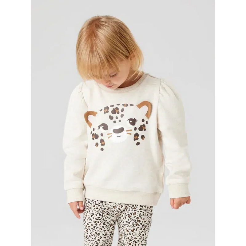 Name it sweater ODILIA - Peyote Melange-Sweater-Name it-Ollifant.dk