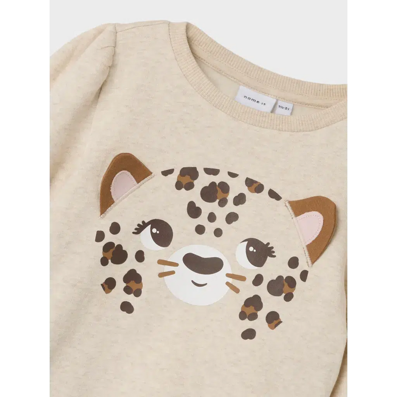Name it sweater ODILIA - Peyote Melange-Sweater-Name it-Ollifant.dk