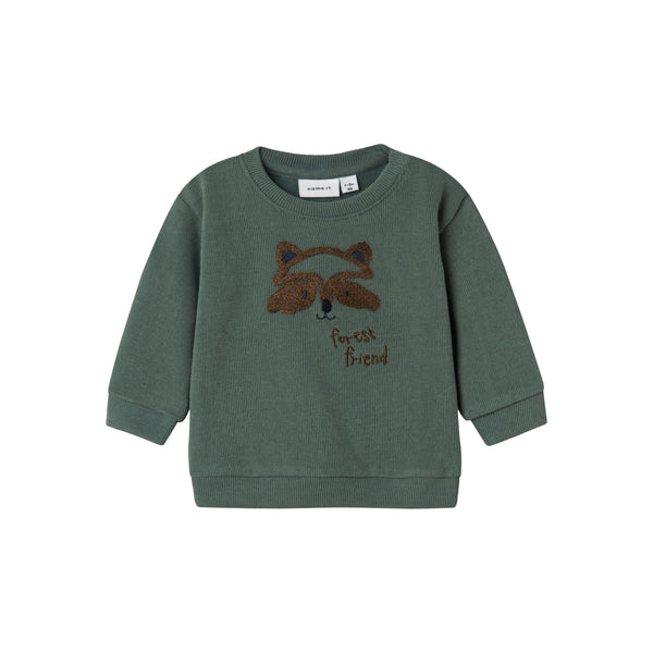 Name it sweater SALT - Dark Forest-Sweater-Name it-Ollifant.dk