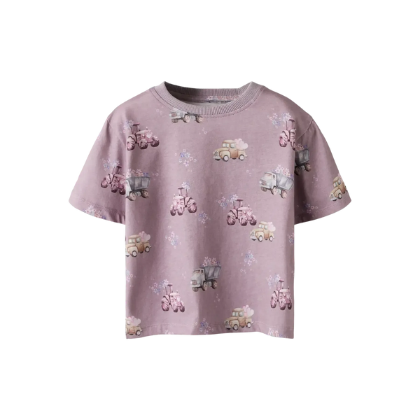 Name it T-shirt HELGA - Elderberry-t-shirt-Name it-Ollifant.dk