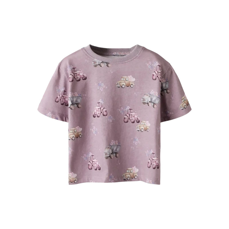 Name it T-shirt HELGA - Elderberry-t-shirt-Name it-Ollifant.dk