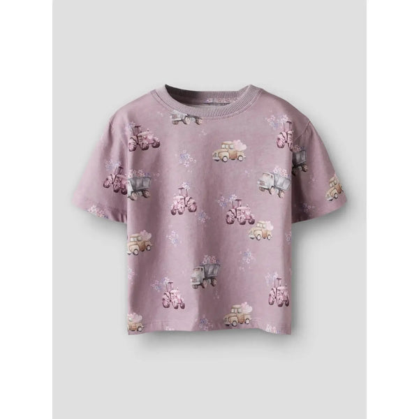 Name it T-shirt HELGA - Elderberry-t-shirt-Name it-Ollifant.dk