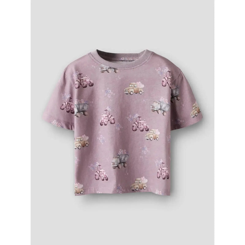 Name it T-shirt HELGA - Elderberry-t-shirt-Name it-Ollifant.dk
