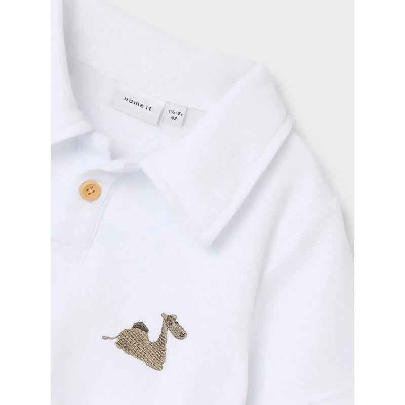 Name it T-shirt JANUS - Bright White-t-shirt-Name it-Ollifant.dk