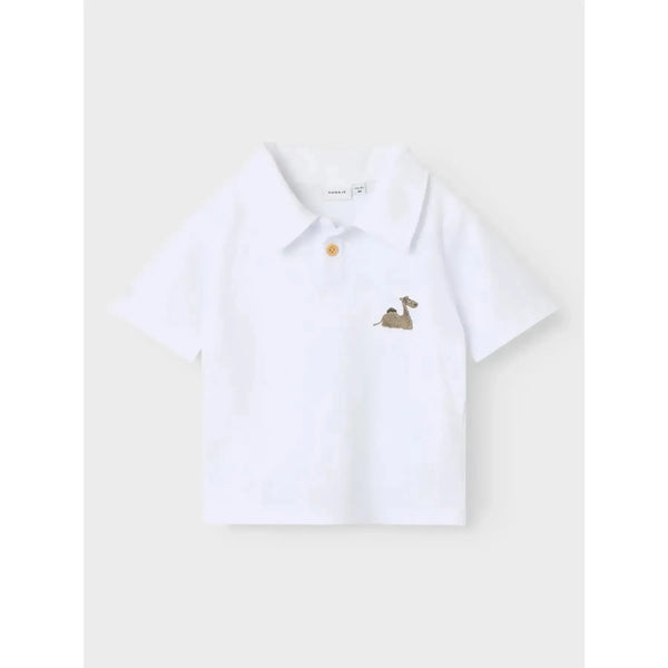 Name it T-shirt JANUS - Bright White-t-shirt-Name it-Ollifant.dk