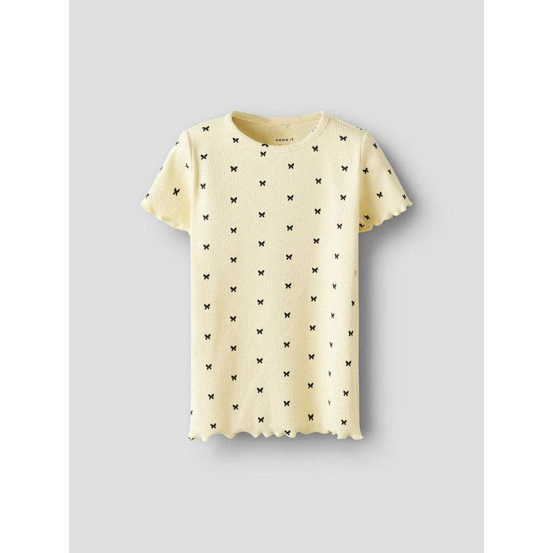 Name it T-shirt KARLIA - Double Cream-t-shirt-Name it-Ollifant.dk
