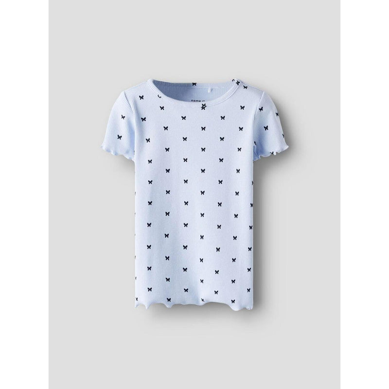 Name it T-shirt KARLIA - Xenon Blue-t-shirt-Name it-Ollifant.dk