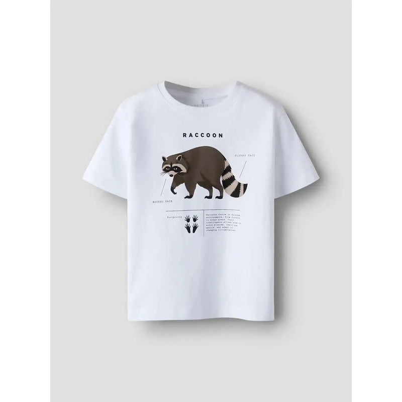 Name it T-shirt KESTER - Bright White-t-shirt-Name it-Ollifant.dk