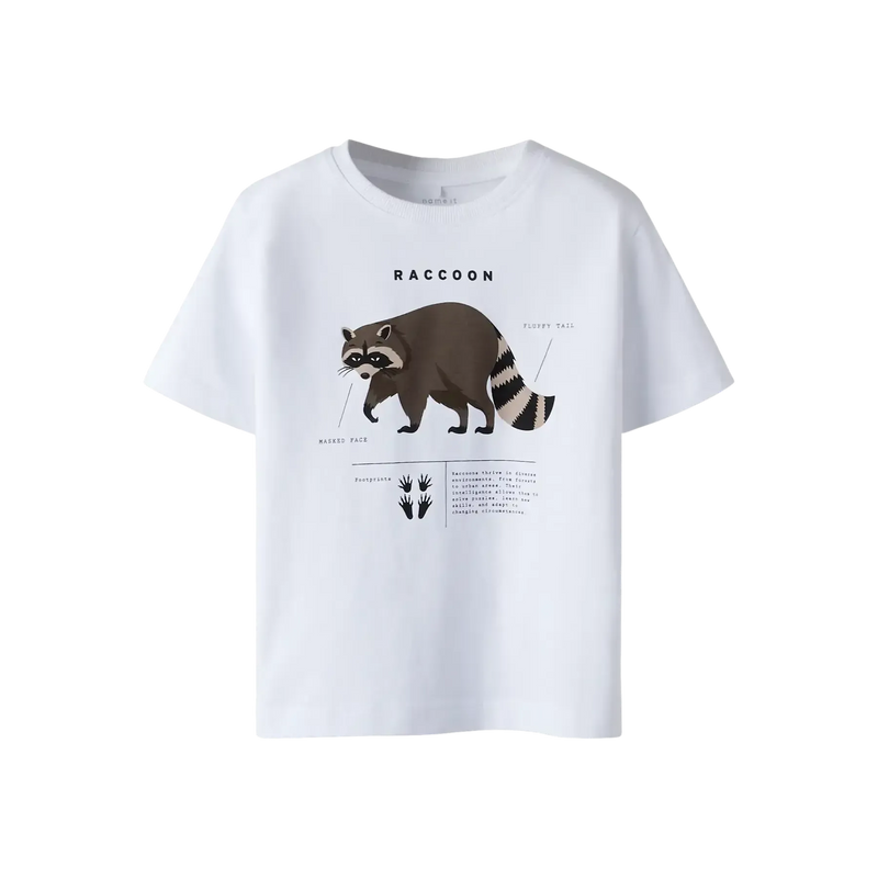 Name it T-shirt KESTER - Bright White-t-shirt-Name it-Ollifant.dk
