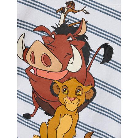 Name it T-shirt Lionking AUDO - Bright White-t-shirt-Name it-Ollifant.dk