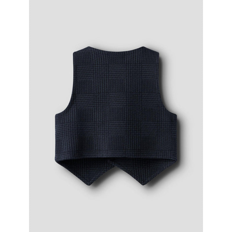Name it Vest ROBINO - Navy Blazer/Chech-Vest-Name it-Ollifant.dk