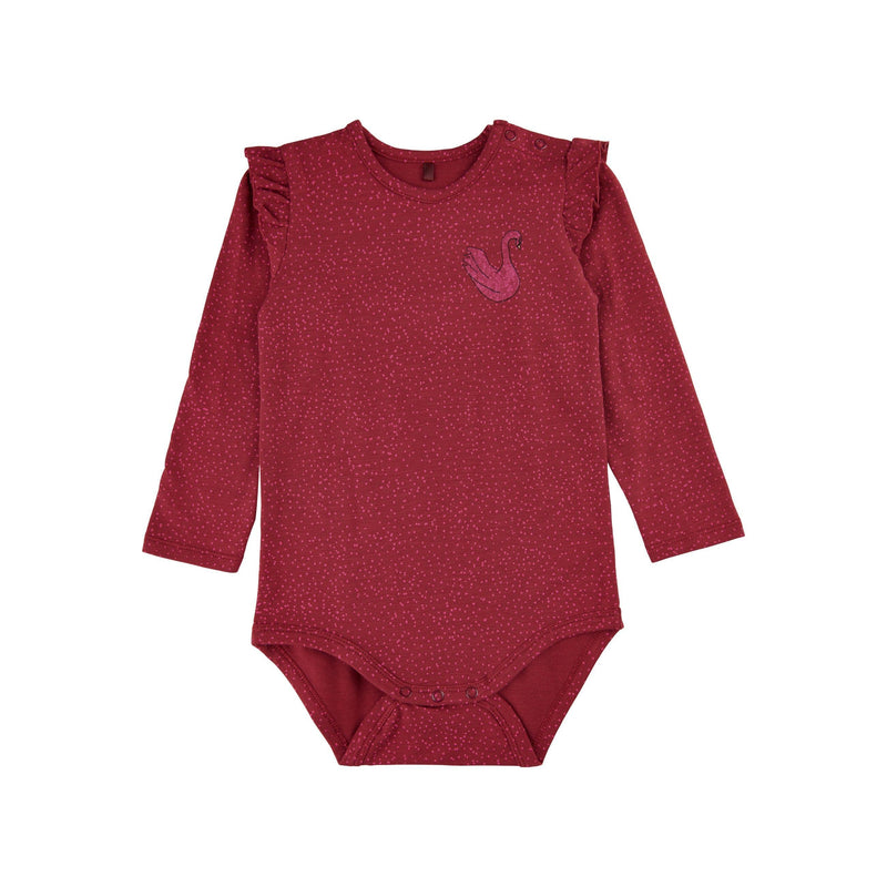 soft gallery - FIFI MINIDOTS L_S BODY - Tibetan Red-Body-Soft Gallery-Ollifant.dk