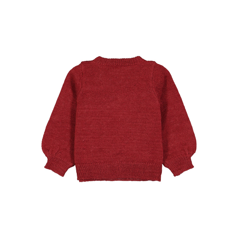 soft gallery - MEGAN KNIT PULLOVER - Tibetan Red-Striktrøje-Soft Gallery-Ollifant.dk