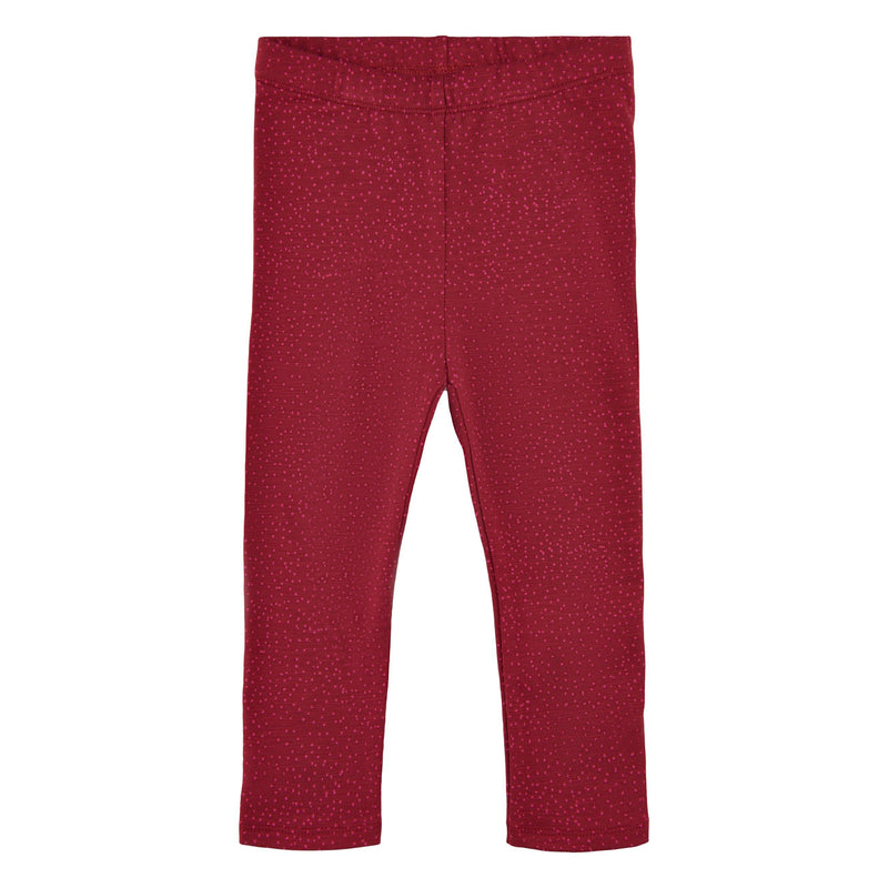 soft gallery - PAULA MINIDOTS LEGGINGS - Tibetan Red-Leggings-Soft Gallery-Ollifant.dk