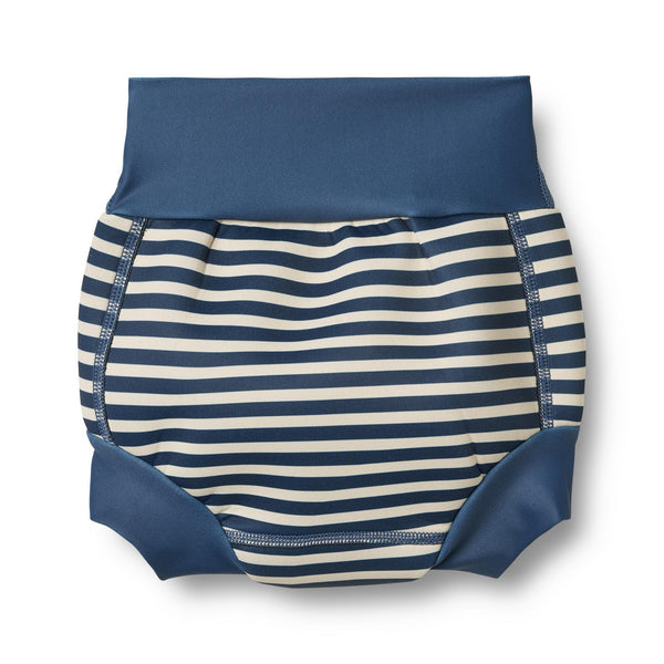Wheat Badebukser Neopren ANKER - Blue Stripe-Badebukser-Wheat-Ollifant.dk