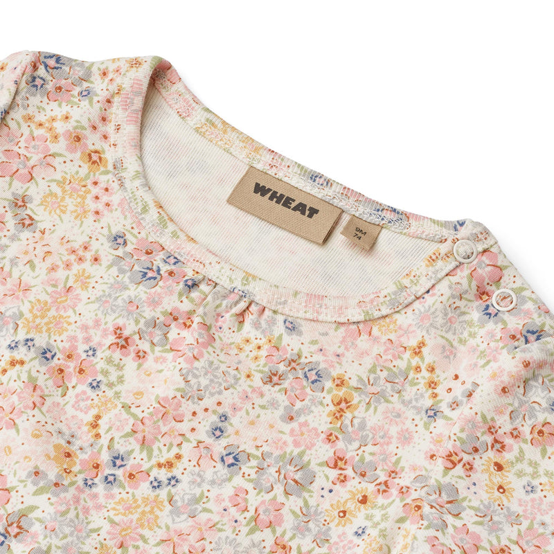 Wheat Body SS LINETTE - Bright Flowers-Body-Wheat-Ollifant.dk