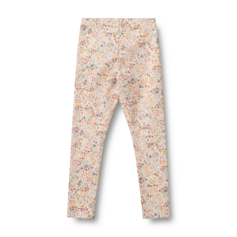 Wheat Leggings JULES - Bright Flowers-Leggings-Wheat-Ollifant.dk