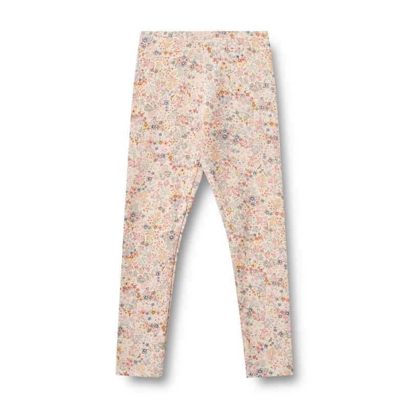 Wheat Leggings JULES - Bright Flowers-Leggings-Wheat-Ollifant.dk