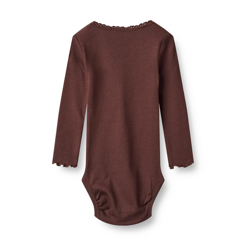 Wheat rib body LOTTA - aubergine-Body-Wheat-Ollifant.dk