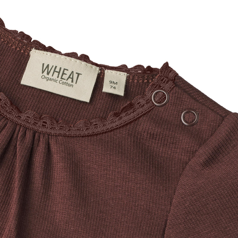 Wheat rib body LOTTA - aubergine-Body-Wheat-Ollifant.dk