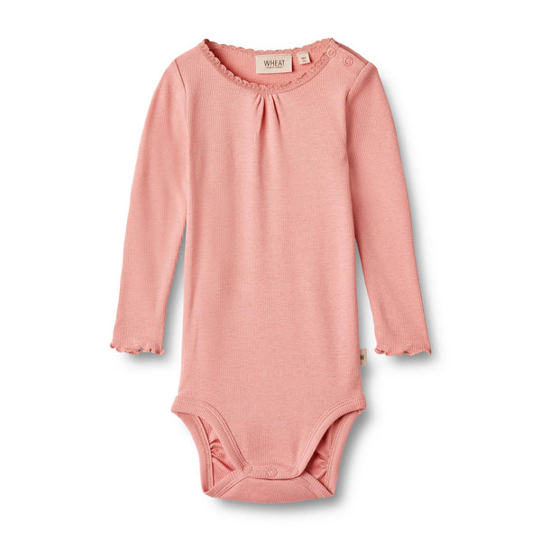 Wheat rib body L/S LOTTA - rosette-Body-Wheat-Ollifant.dk