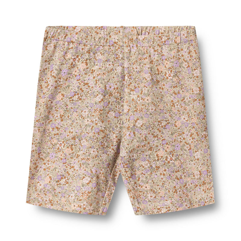 Wheat Shorts ANNE - lilac flower meadow-Shorts-Wheat-Ollifant.dk