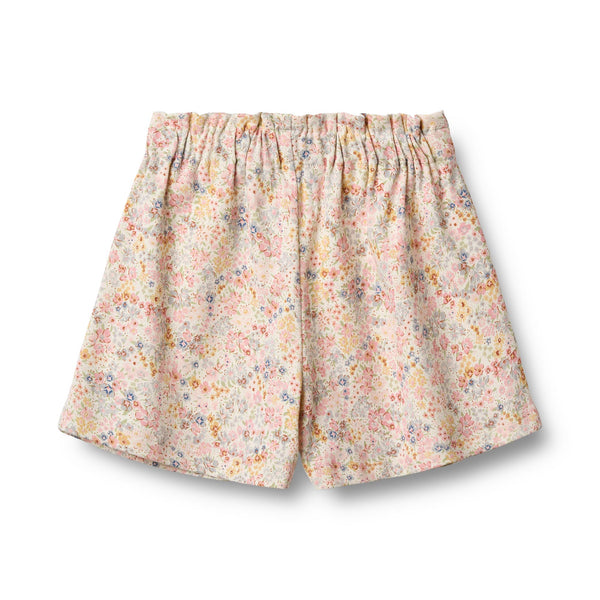 Wheat Shorts SANDY - Bright Flowers-Shorts-Wheat-Ollifant.dk