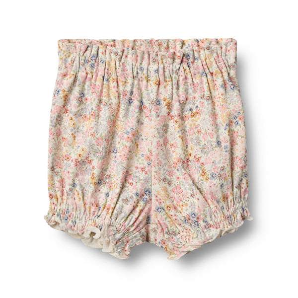 Wheat Shorts SONJA - Bright Flowers-Shorts-Wheat-Ollifant.dk