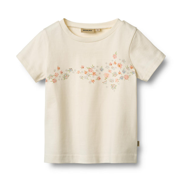 Wheat t-shirt TESSA - Ivory-t-shirt-Wheat-Ollifant.dk