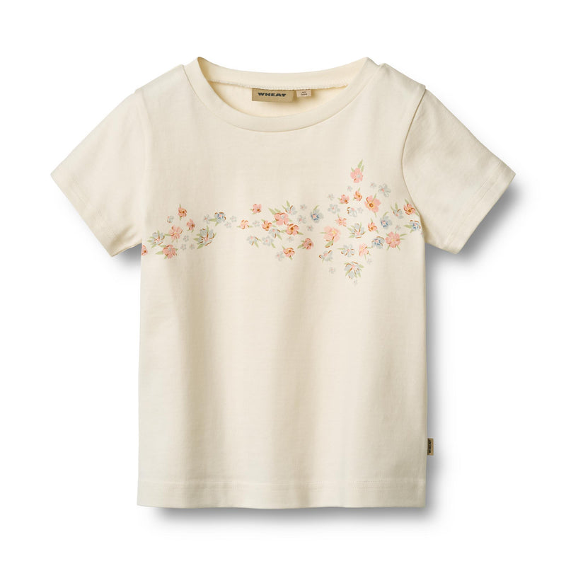Wheat t-shirt TESSA - Ivory-t-shirt-Wheat-Ollifant.dk