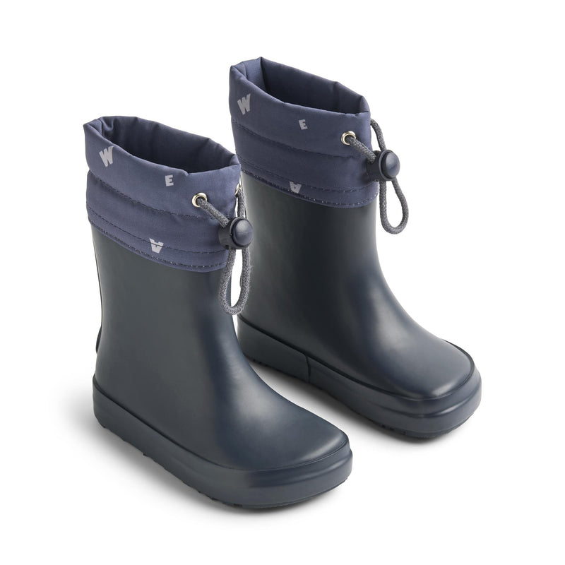Wheat Termogummistøvler BAREFOOT ZERRO - Navy - FORUDBESTILLING-Gummistøvler-Wheat-Ollifant.dk