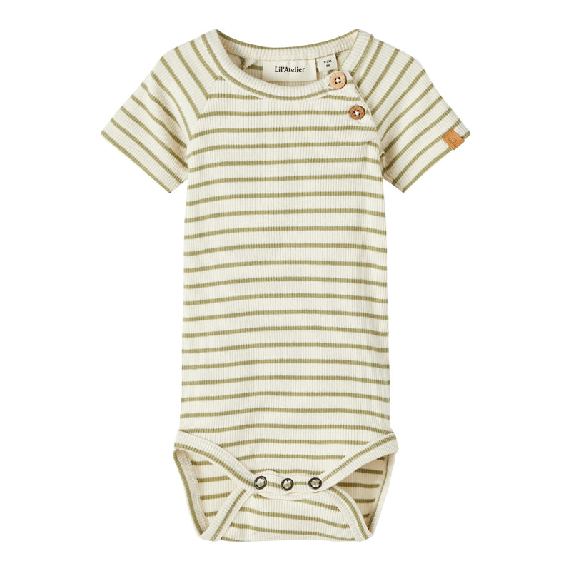 Lil' atelier - GAGO SS SLIM BODY LIL - sage-Body-Lil'Atelier-Ollifant.dk