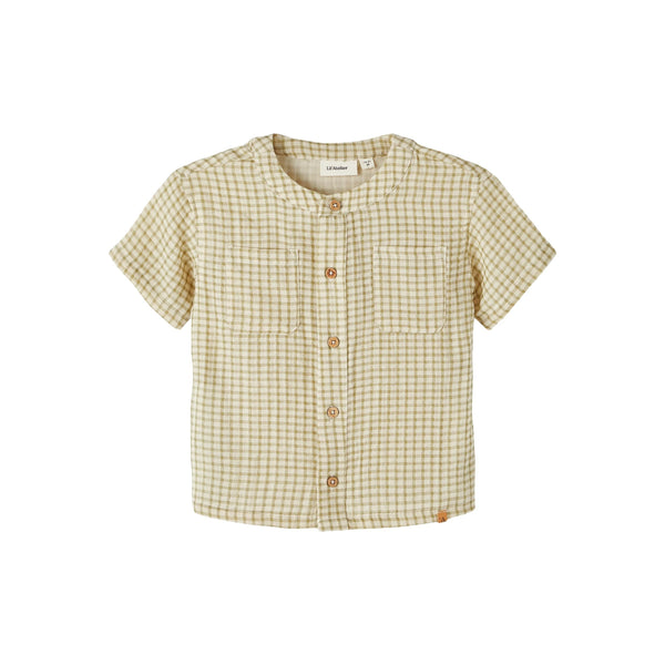 Lil' atelier - HANSON SS LOOSE SHIRT LIL - sage-Skjorte-Lil'Atelier-Ollifant.dk